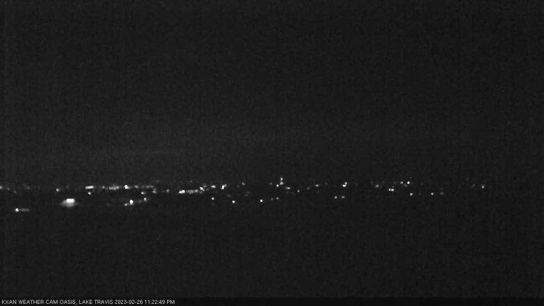 Lake Travis webcam, February 26, 2023 11:25 PM CT