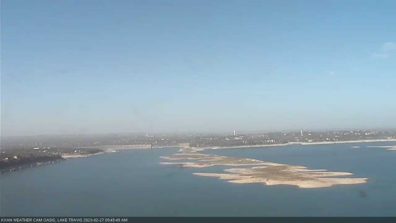 Lake Travis webcam, February 27, 2023 9:45 AM CT