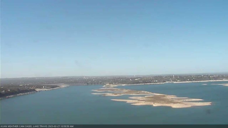 Lake Travis webcam, February 27, 2023 11:00 AM CT