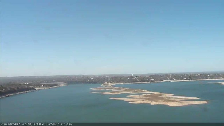 Lake Travis webcam, February 27, 2023 11:25 AM CT