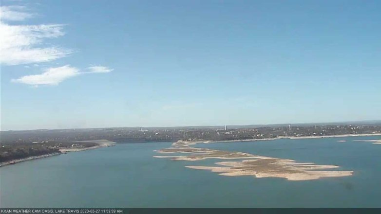 Lake Travis webcam, February 27, 2023 12:00 PM CT