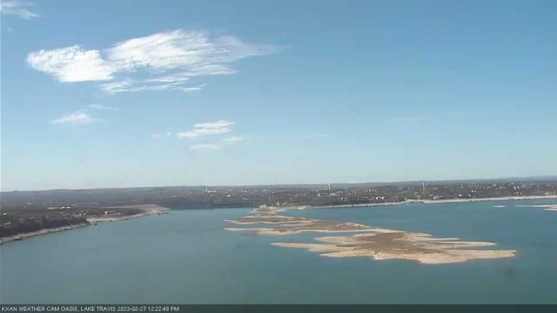 Lake Travis webcam, February 27, 2023 12:25 PM CT