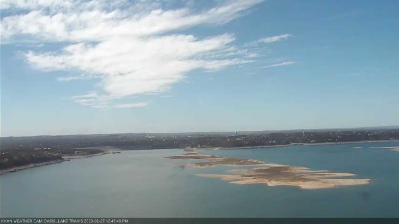 Lake Travis webcam, February 27, 2023 12:45 PM CT
