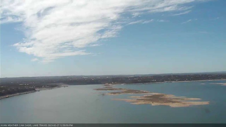 Lake Travis webcam, February 27, 2023 1:00 PM CT