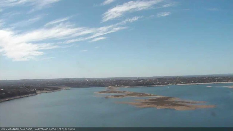 Lake Travis webcam, February 27, 2023 1:25 PM CT
