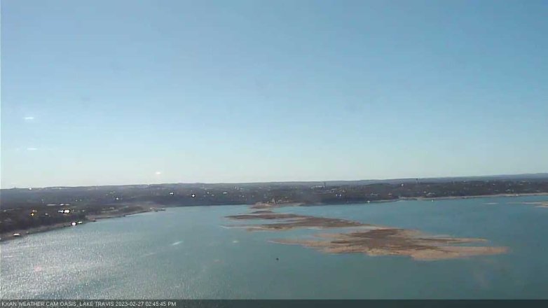 Lake Travis webcam, February 27, 2023 2:45 PM CT