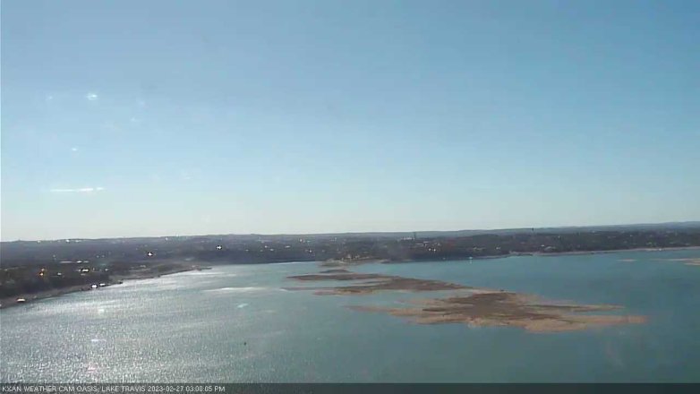 Lake Travis webcam, February 27, 2023 3:00 PM CT