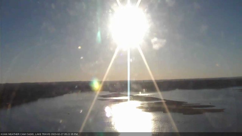 Lake Travis webcam, February 27, 2023 5:25 PM CT