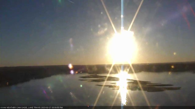 Lake Travis webcam, February 27, 2023 6:00 PM CT