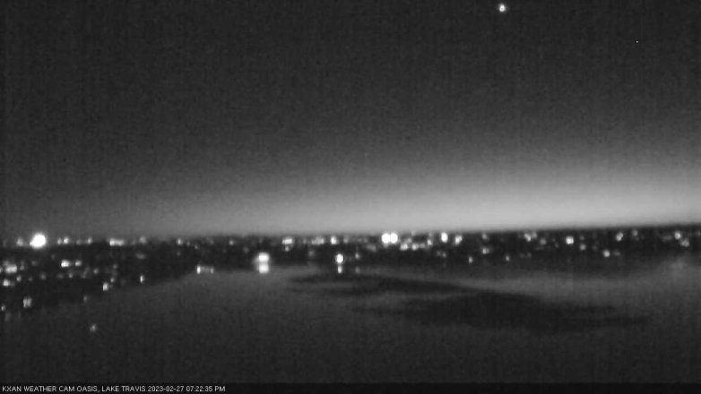 Lake Travis webcam, February 27, 2023 7:25 PM CT