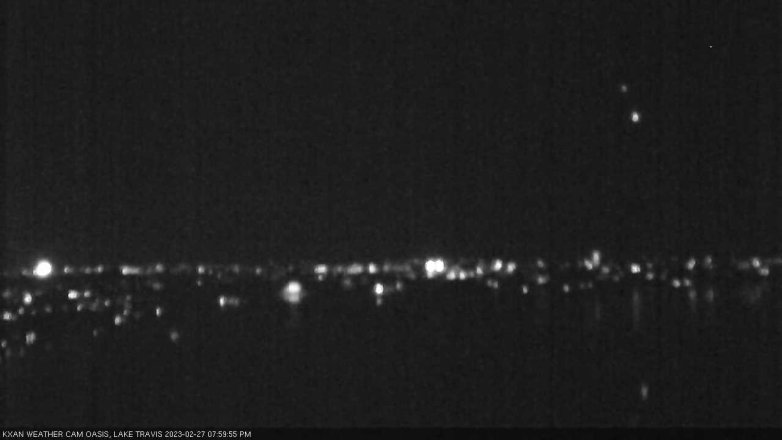 Lake Travis webcam, February 27, 2023 8:00 PM CT