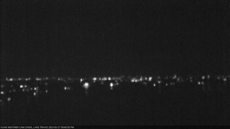 Lake Travis webcam, February 27, 2023 9:45 PM CT
