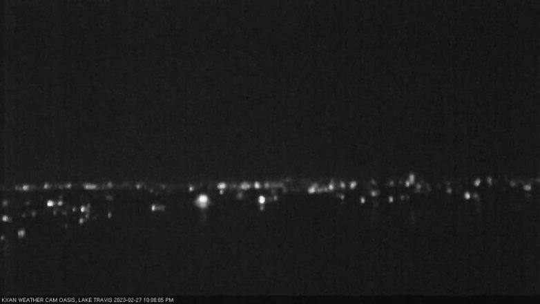 Lake Travis webcam, February 27, 2023 10:00 PM CT