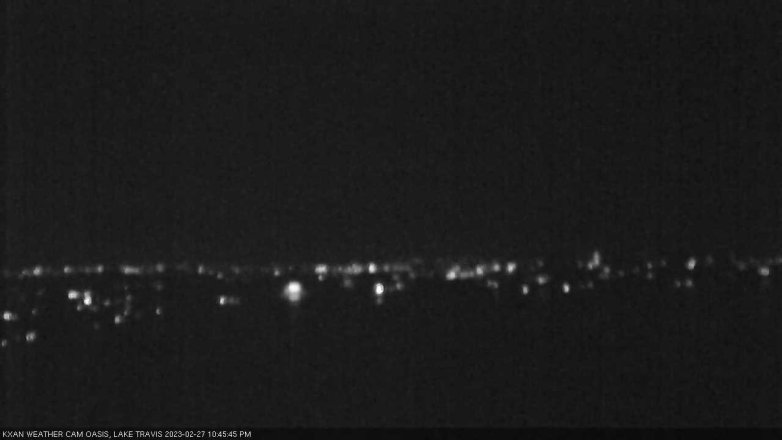 Lake Travis webcam, February 27, 2023 10:45 PM CT