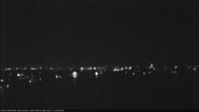 Lake Travis webcam, February 27, 2023 11:25 PM CT