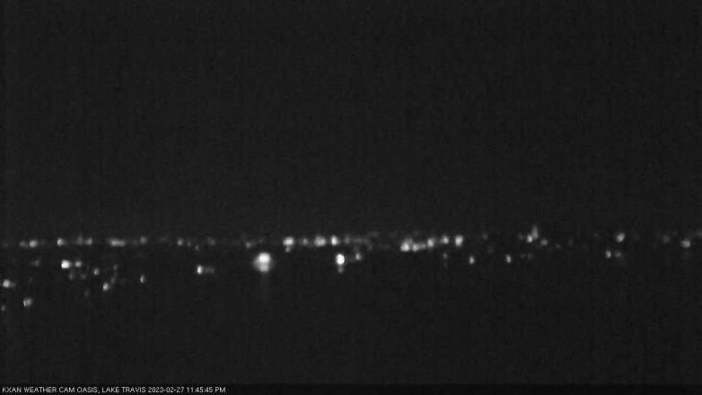 Lake Travis webcam, February 27, 2023 11:45 PM CT