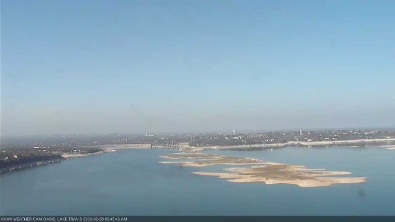Lake Travis webcam, February 28, 2023 9:45 AM CT