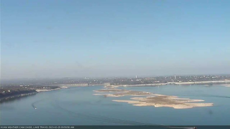 Lake Travis webcam, February 28, 2023 10:00 AM CT
