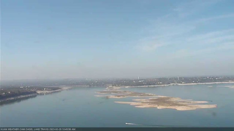 Lake Travis webcam, February 28, 2023 10:45 AM CT