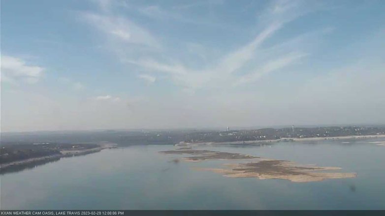 Lake Travis webcam, February 28, 2023 12:00 PM CT