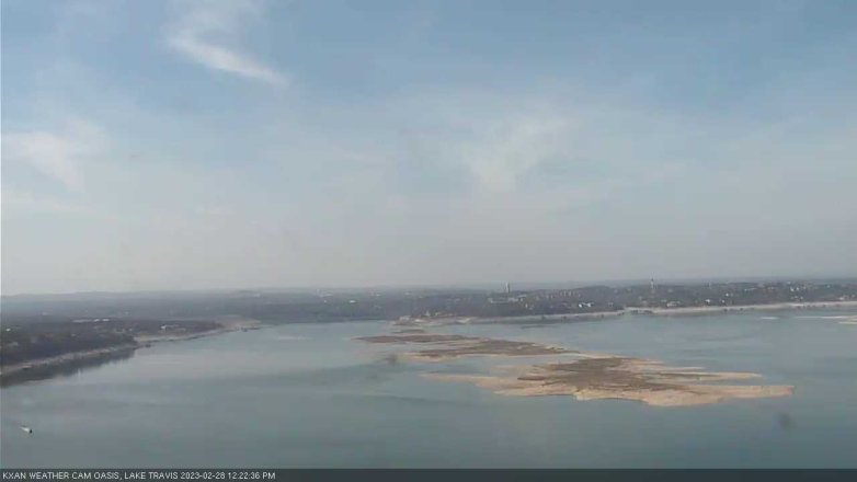 Lake Travis webcam, February 28, 2023 12:25 PM CT
