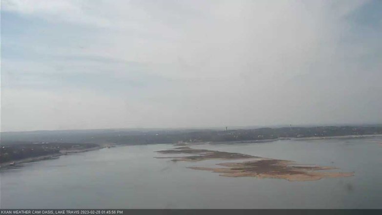 Lake Travis webcam, February 28, 2023 1:45 PM CT