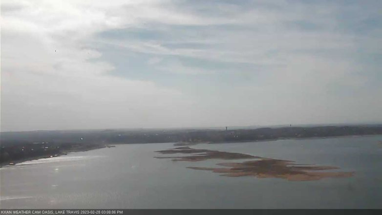 Lake Travis webcam, February 28, 2023 3:00 PM CT
