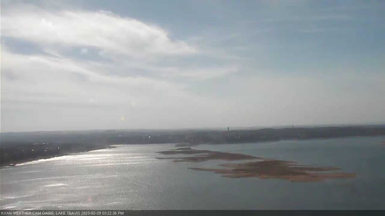 Lake Travis webcam, February 28, 2023 3:25 PM CT