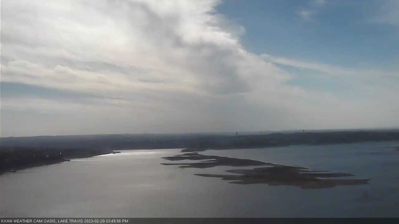 Lake Travis webcam, February 28, 2023 3:45 PM CT