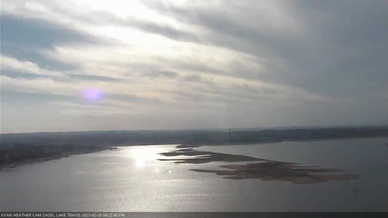 Lake Travis webcam, February 28, 2023 4:25 PM CT