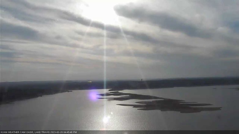 Lake Travis webcam, February 28, 2023 4:45 PM CT