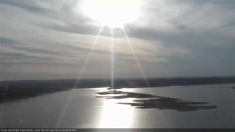 Lake Travis webcam, February 28, 2023 5:00 PM CT