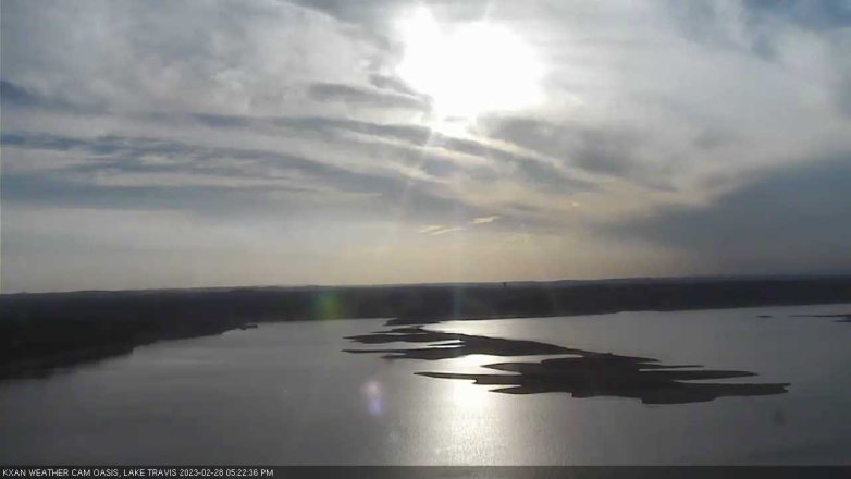 Lake Travis webcam, February 28, 2023 5:25 PM CT