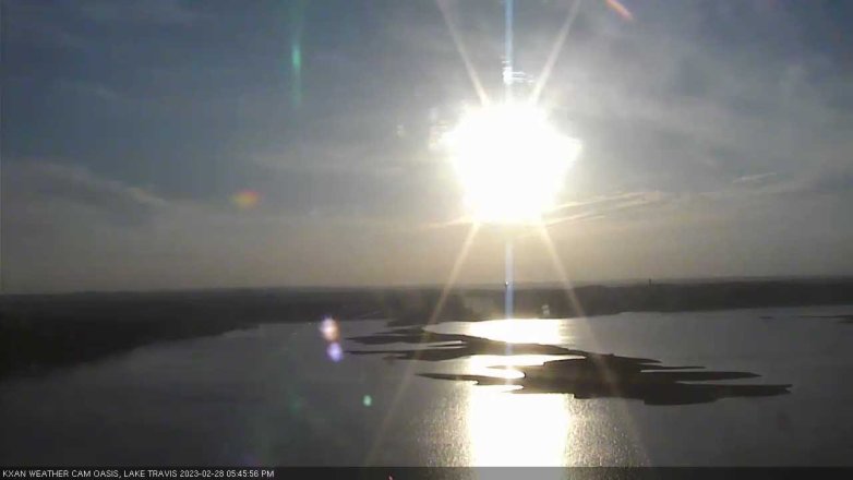 Lake Travis webcam, February 28, 2023 5:45 PM CT