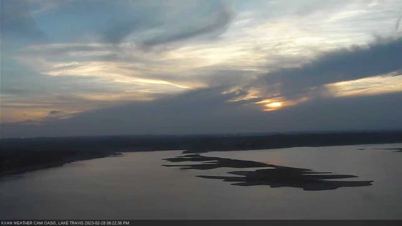 Lake Travis webcam, February 28, 2023 6:25 PM CT