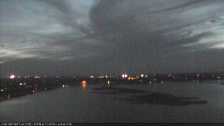 Lake Travis webcam, February 28, 2023 7:00 PM CT