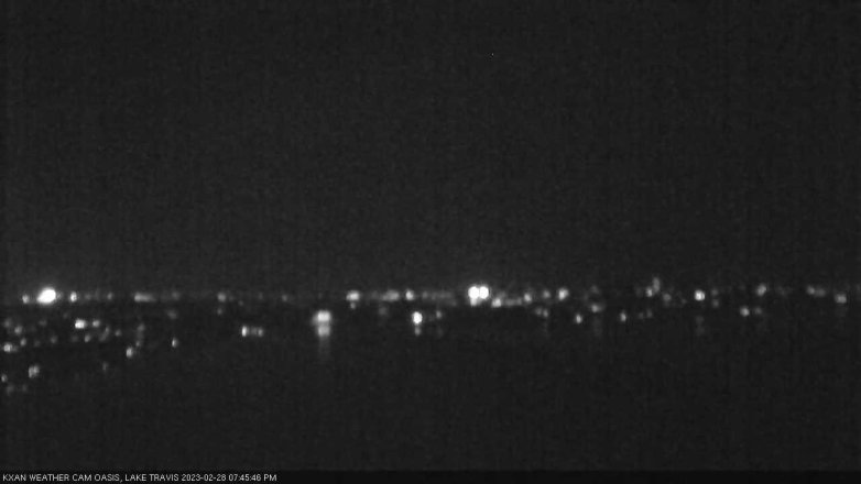 Lake Travis webcam, February 28, 2023 7:45 PM CT