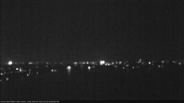 Lake Travis webcam, February 28, 2023 8:00 PM CT