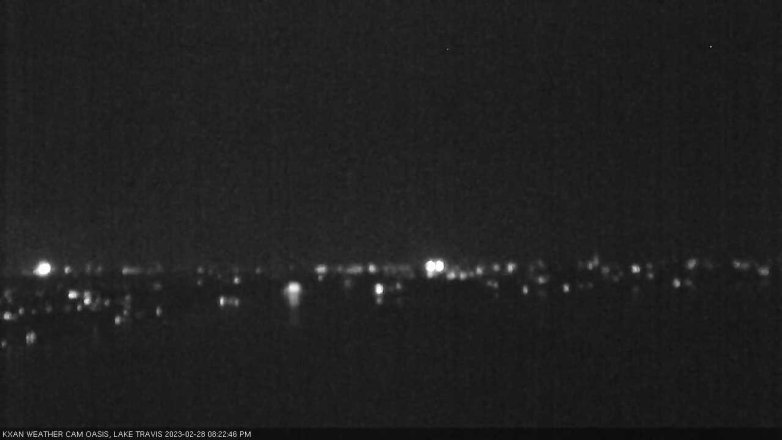 Lake Travis webcam, February 28, 2023 8:25 PM CT