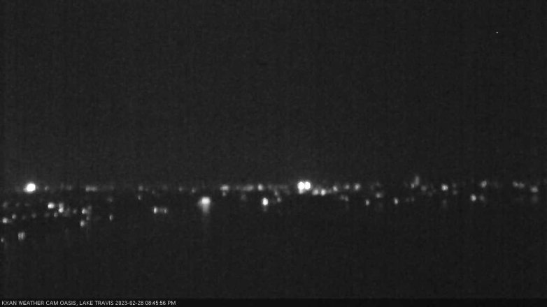 Lake Travis webcam, February 28, 2023 8:45 PM CT