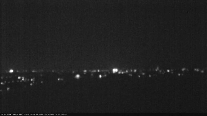 Lake Travis webcam, February 28, 2023 9:45 PM CT