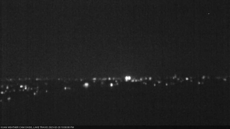 Lake Travis webcam, February 28, 2023 10:00 PM CT
