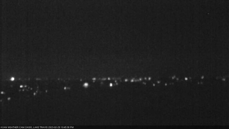 Lake Travis webcam, February 28, 2023 10:45 PM CT