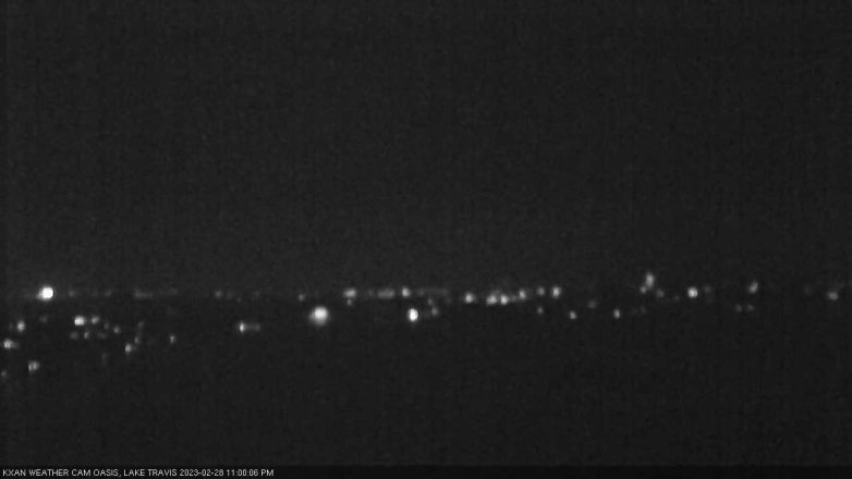 Lake Travis webcam, February 28, 2023 11:00 PM CT