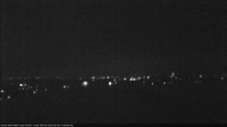 Lake Travis webcam, February 28, 2023 11:45 PM CT