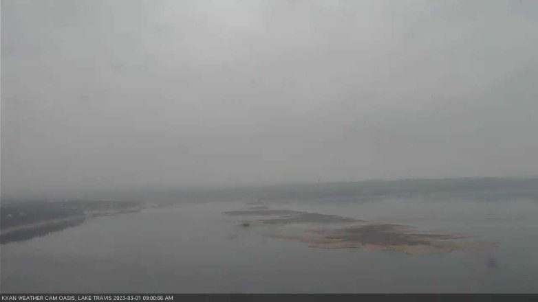 Lake Travis webcam, March 1, 2023 9:00 AM CT