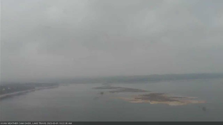 Lake Travis webcam, March 1, 2023 10:25 AM CT
