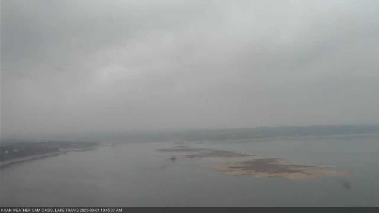 Lake Travis webcam, March 1, 2023 10:45 AM CT