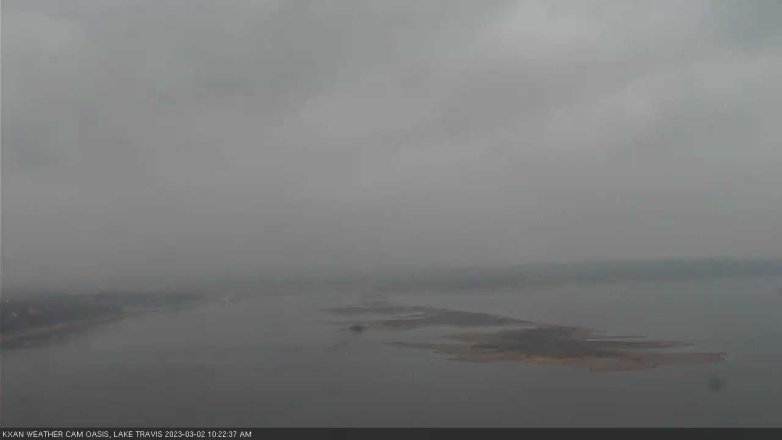 Lake Travis webcam, March 2, 2023 10:25 AM CT
