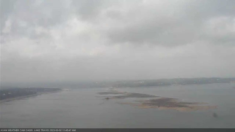 Lake Travis webcam, March 2, 2023 11:45 AM CT